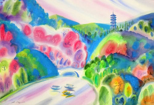 Графическая серия "Желтый Китай"